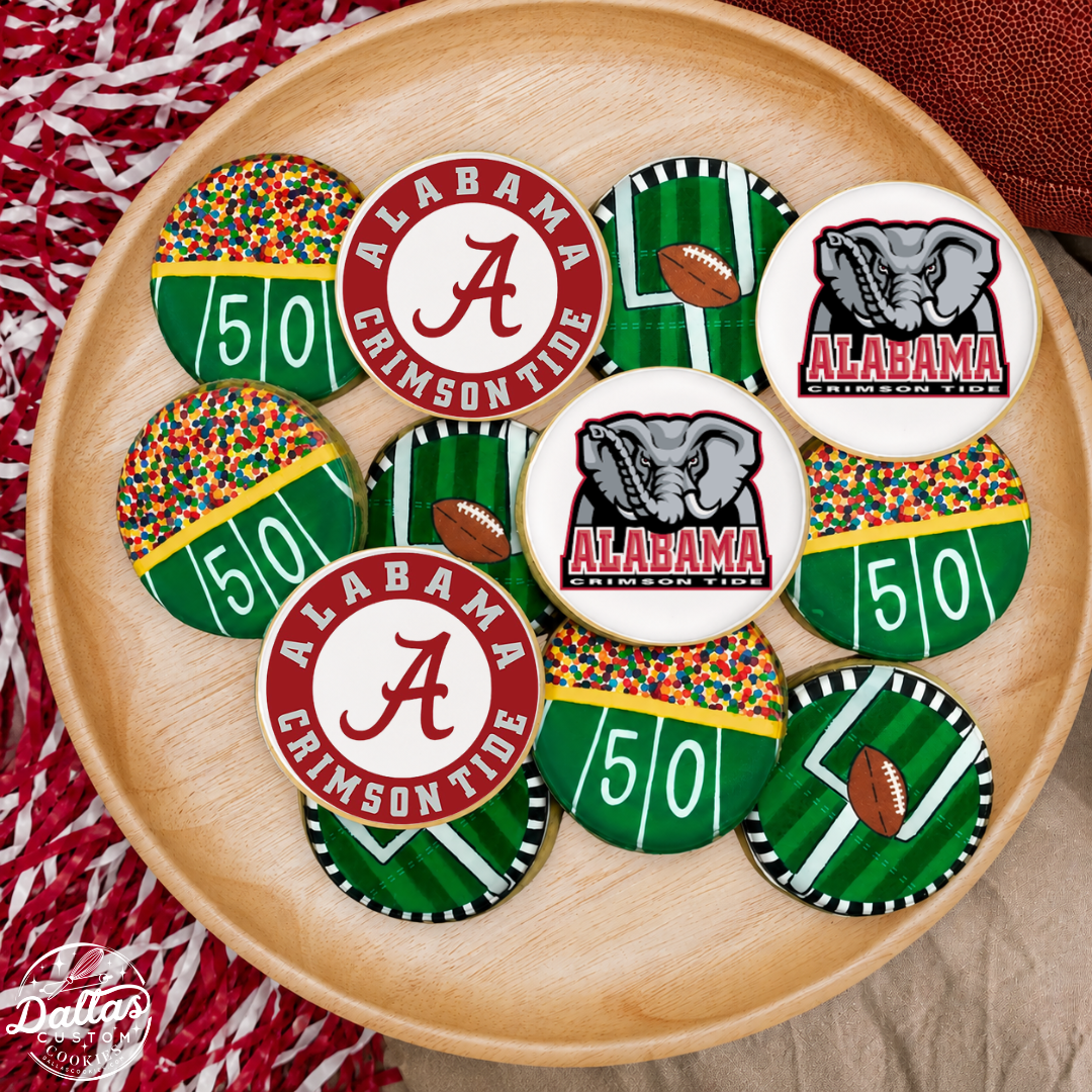 Roll Tide University of Alabama Football Set--12 Count