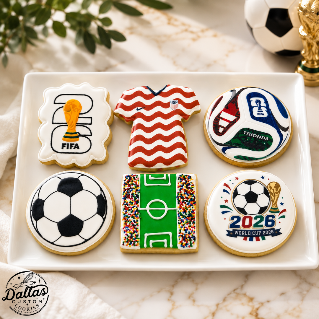 Fifa Soccer World Cup Themed Cookies--12 Count