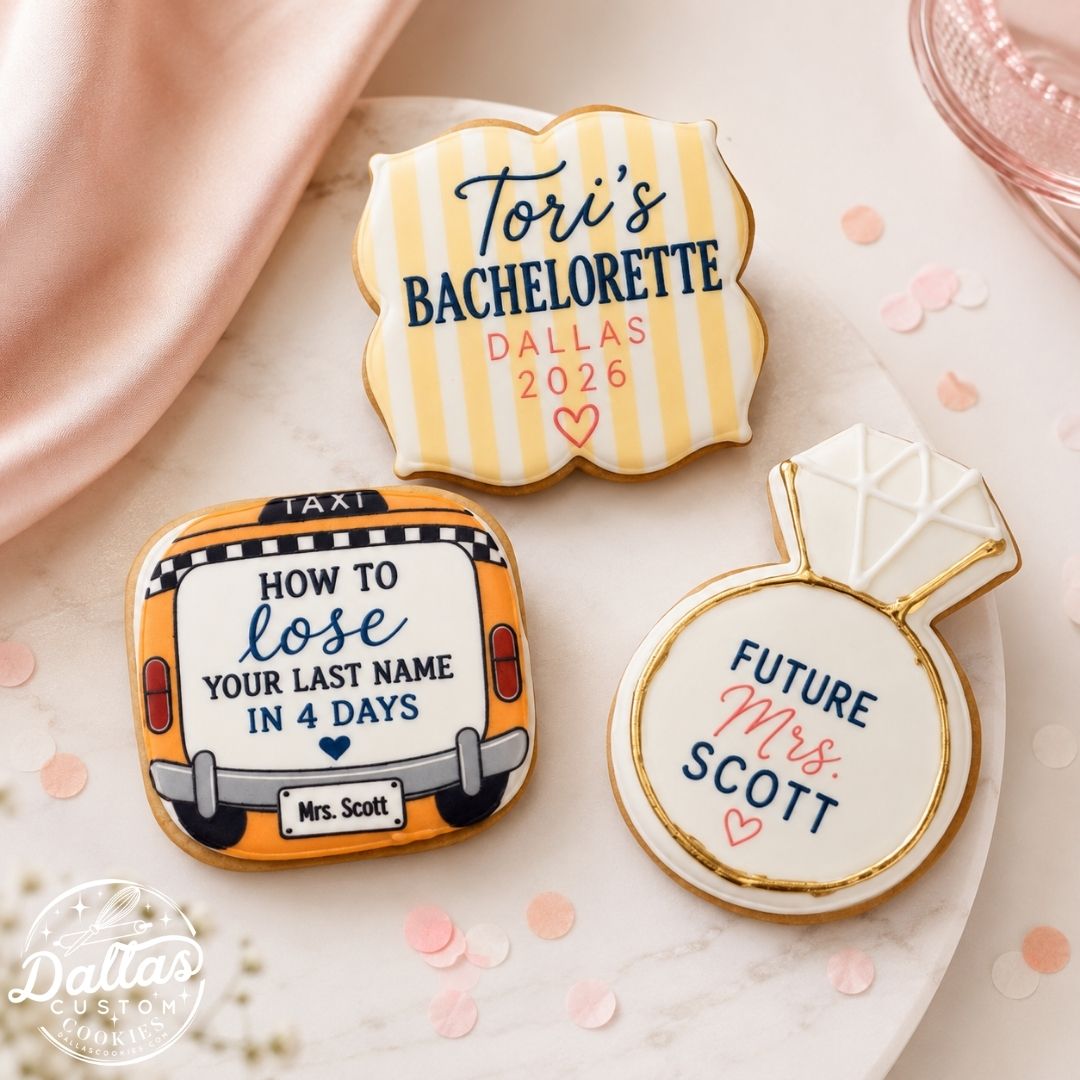 Bachelorette Party Bride Bride’s Last Ride Cookie Set-- 12 Count