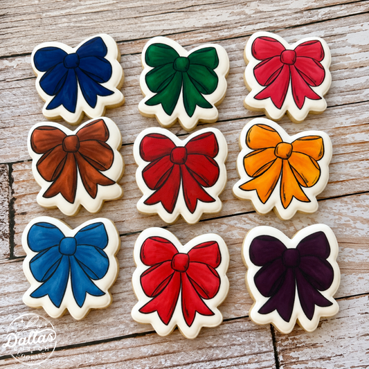 Cute Bow Cookies --12 Count