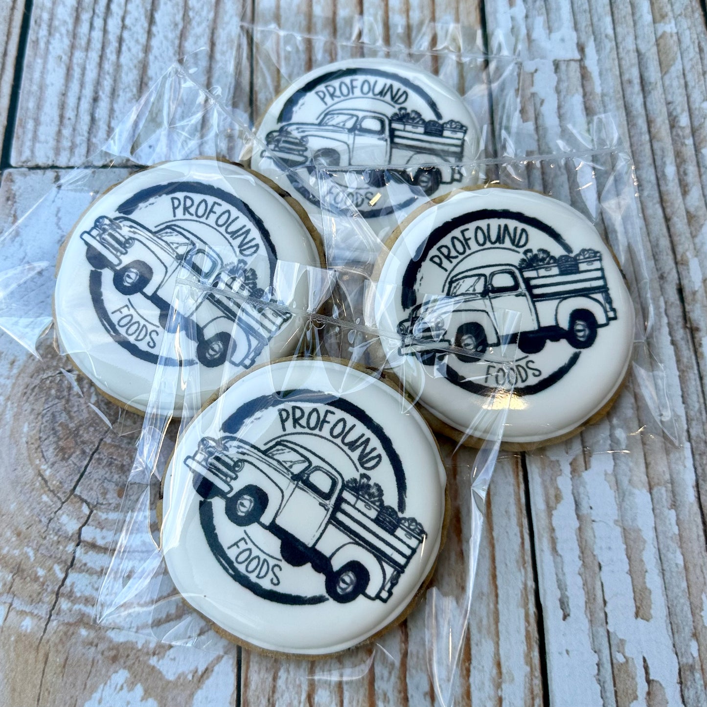Chocolate Chip Circle Shaped Logo Cookies by the Dozen