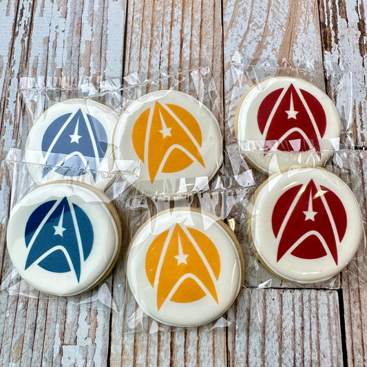 Star Trek Themed Birthday Cookies--12 Count