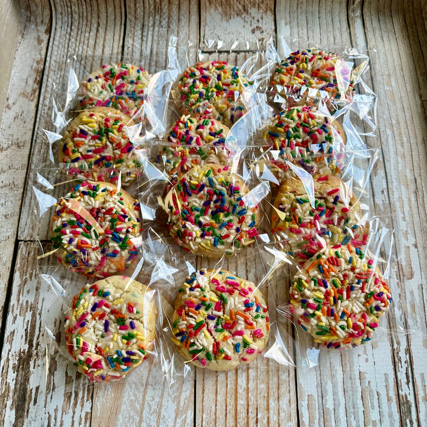 Classic Sugar Cookie w/Sprinkles Individually Wrapped--12 count