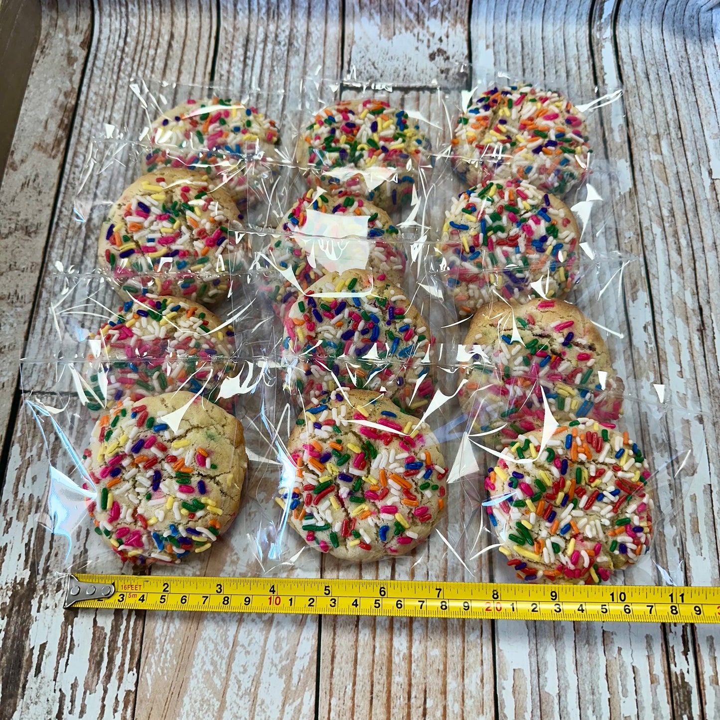 Classic Sugar Cookie w/Sprinkles Individually Wrapped--12 count