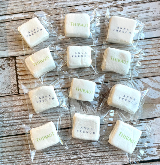 Logo Marshmallows Individually Wrapped--12 Count
