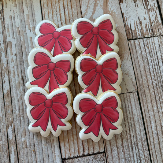 Cute Bow Cookies --12 Count