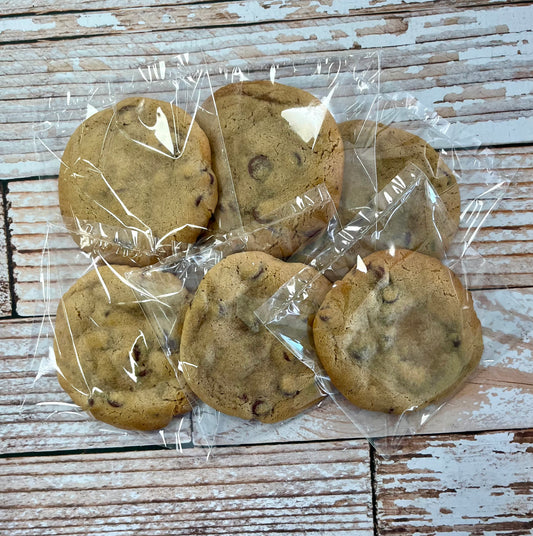Chocolate Chip Drop Cookies Individually Wrapped--12 count