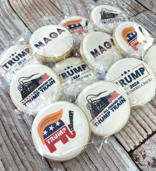 MAGA Trump Political Republican Cookies--12 Count