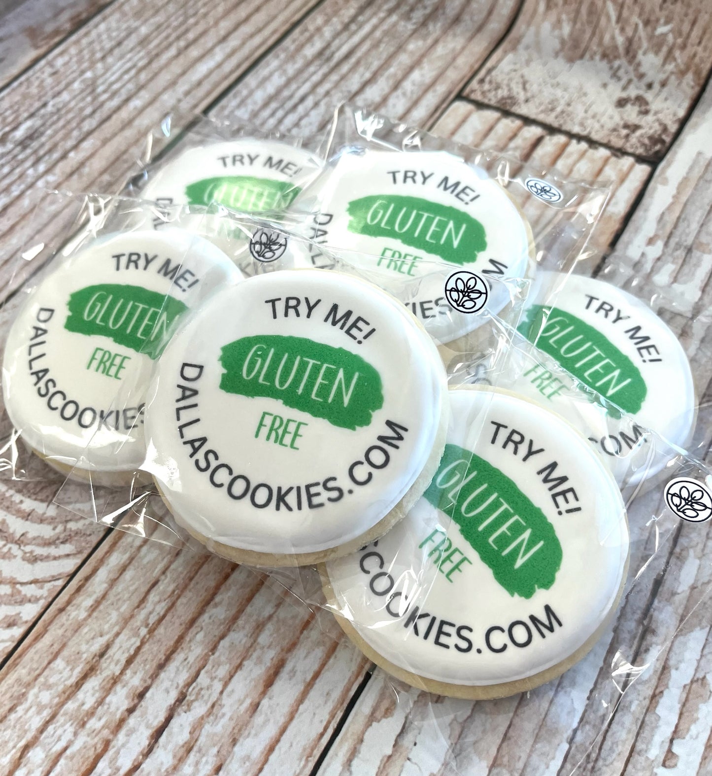 Gluten Free GF Logo Sugar Cookies by the Dozen