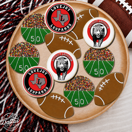 Hand Deco Lovejoy Football Set--12 Count