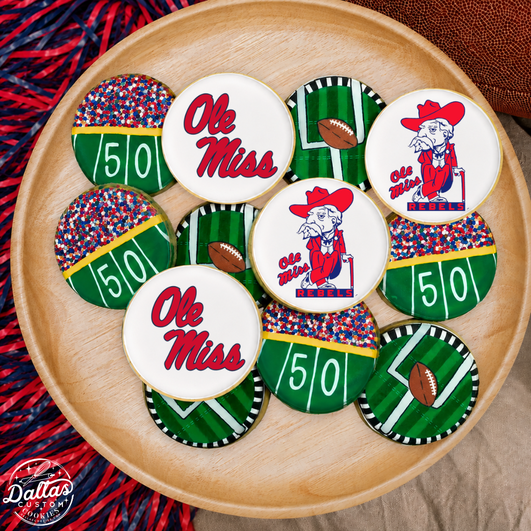 Mississippi State Ole Miss Football Set--12 Count