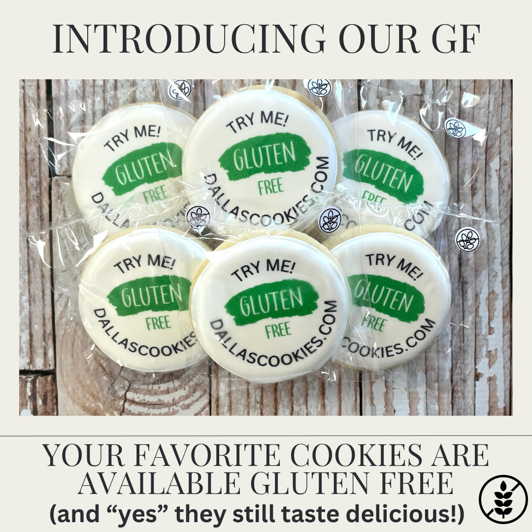 Gluten Free GF Logo Sugar Cookies by the Dozen