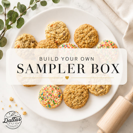 Build Your Own Assorted Classic Cookie Sampler Pack Box Individually Wrapped--12 count
