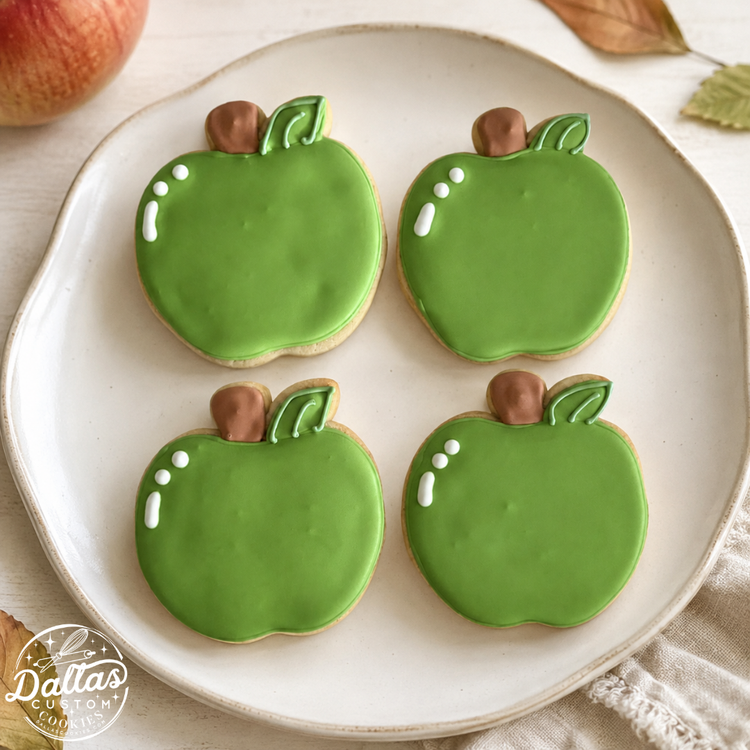 Green Apples Fall Apple Cookies--12 Count