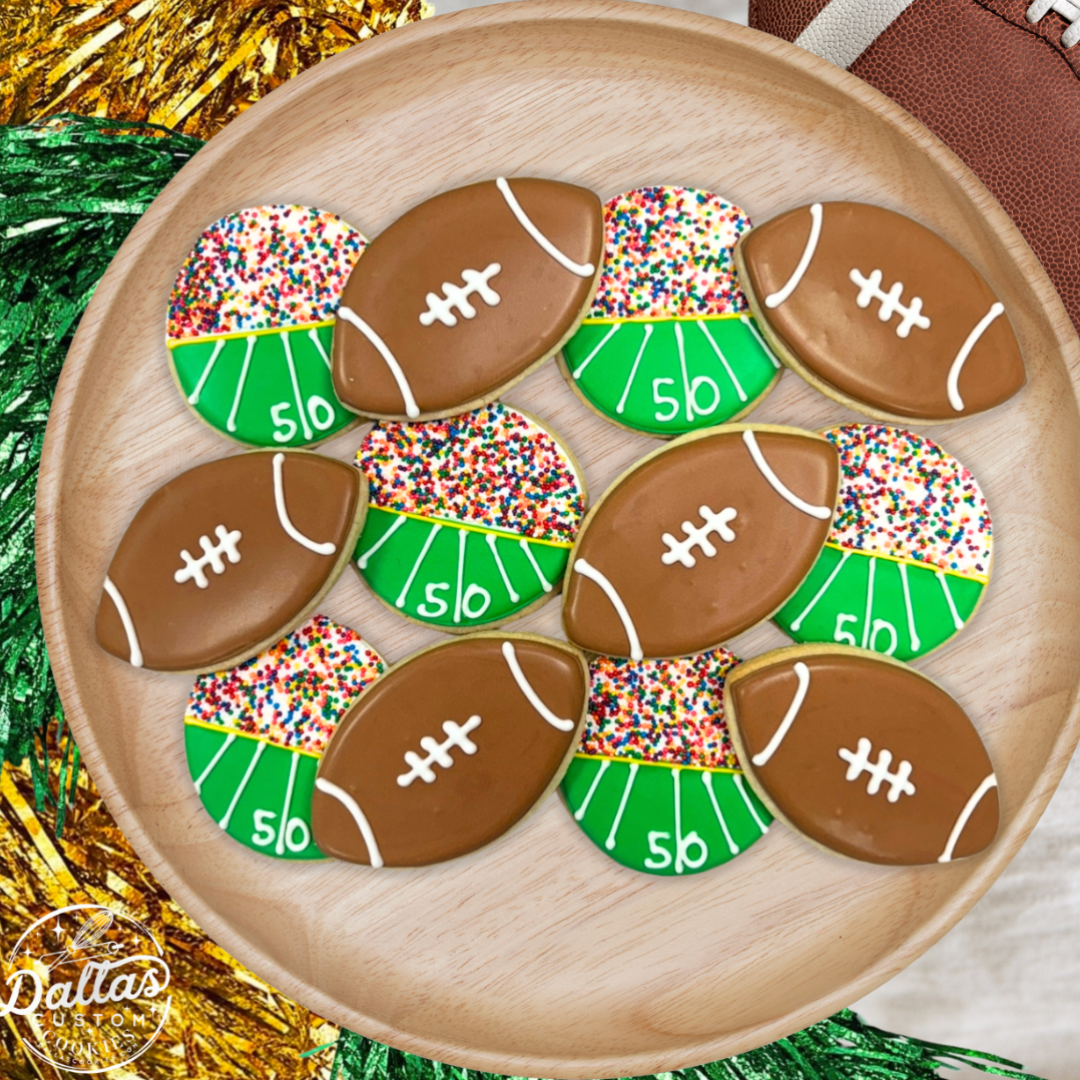 Hand Deco Football Set--12 Count