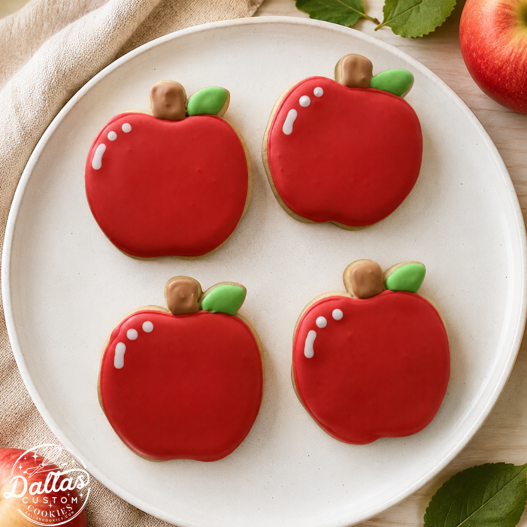Red Apples Fall Apple Cookies--12 Count