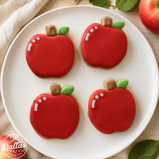 Red Apples Fall Apple Cookies--12 Count