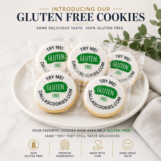 Gluten Free GF Logo Sugar Cookies by the Dozen