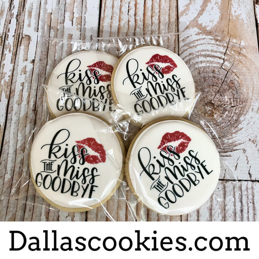 Kiss the Miss Goodbye Cookies -- 12 Count