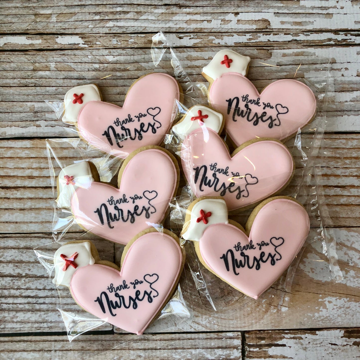 Nurse's Day Nurse Appreciation Healthcare Themed Cookies--12 Count