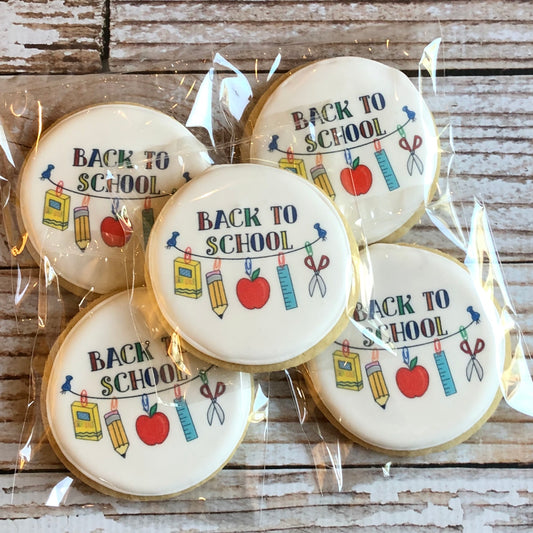 Back to School Teacher Themed Cookies--12 Count