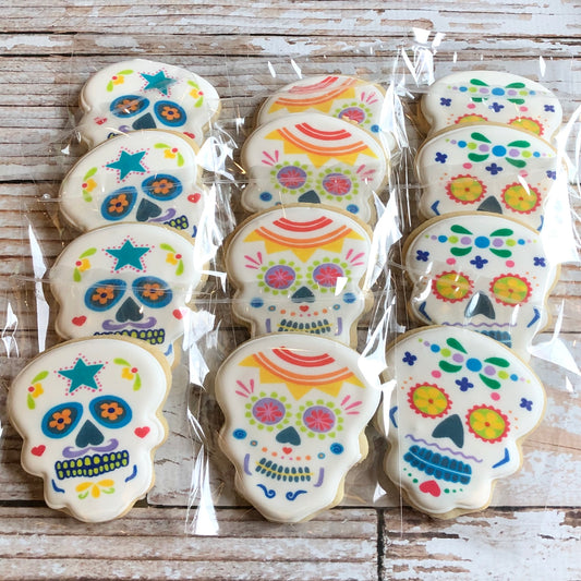 Sugar Skull Cookie Gift Set--12 Count