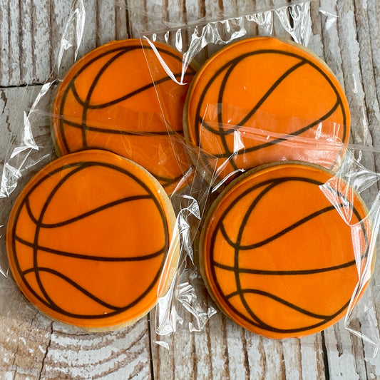 Basketball Sports Themed Cookies--12 Count