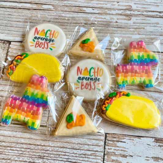 Boss's Day themed Nacho Fiesta Cookies--12 Count